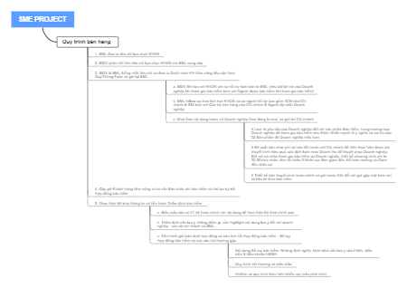 SME PROJECT  Quy trình bán hàng