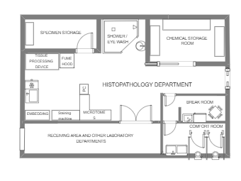Histology Lab Floor Plan
