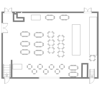 A floor plan for an apartment