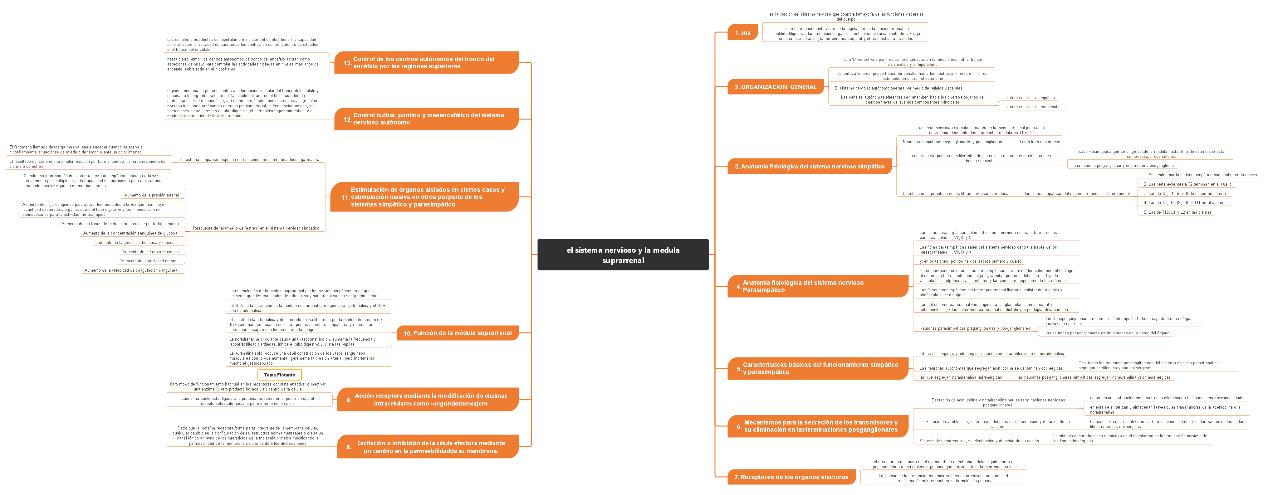 el sistema nervioso y la medula suprarrenal