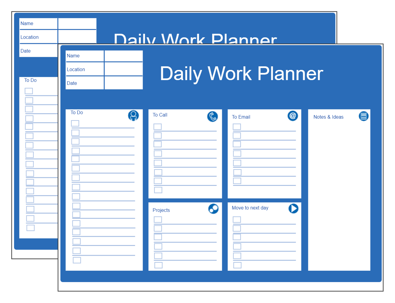 Daily Work Planner Resources
