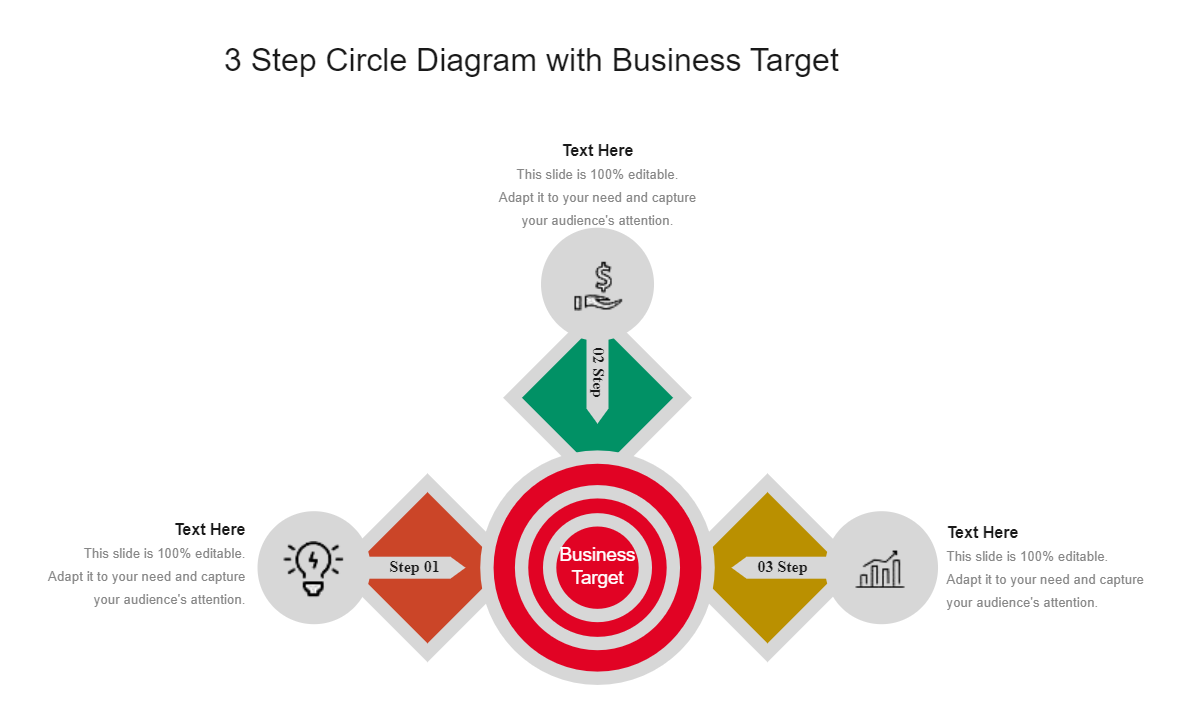 Circle Diagram With Business Target