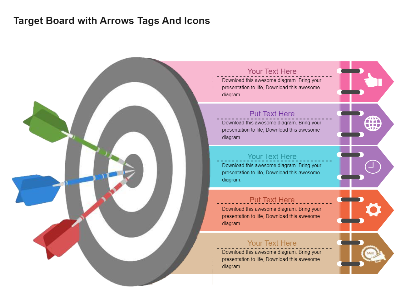 Target Board With Arrows