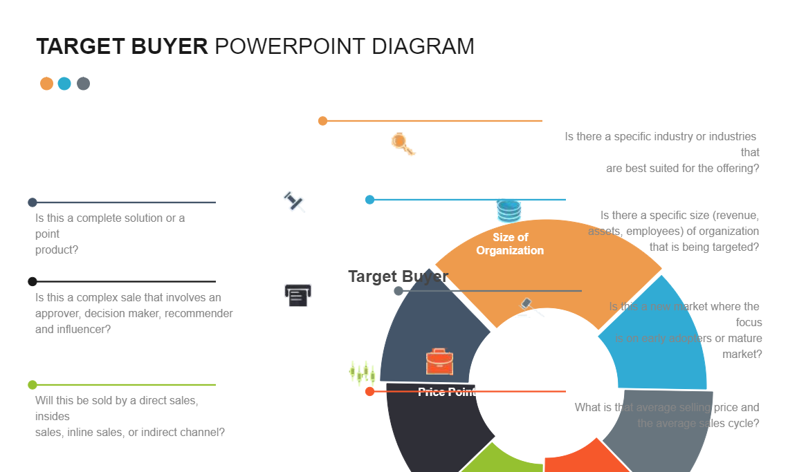 Target Buyer PowerPoint Diagram