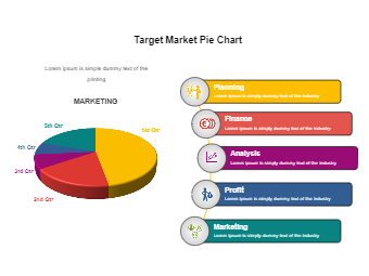 Target Market Pie Chart Template