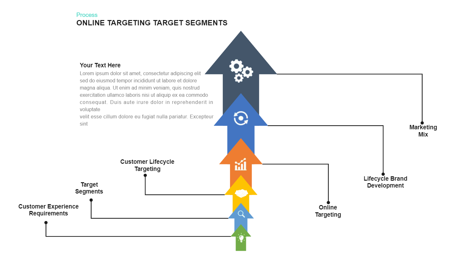 Target Market PowerPoint DIagram Online Resource