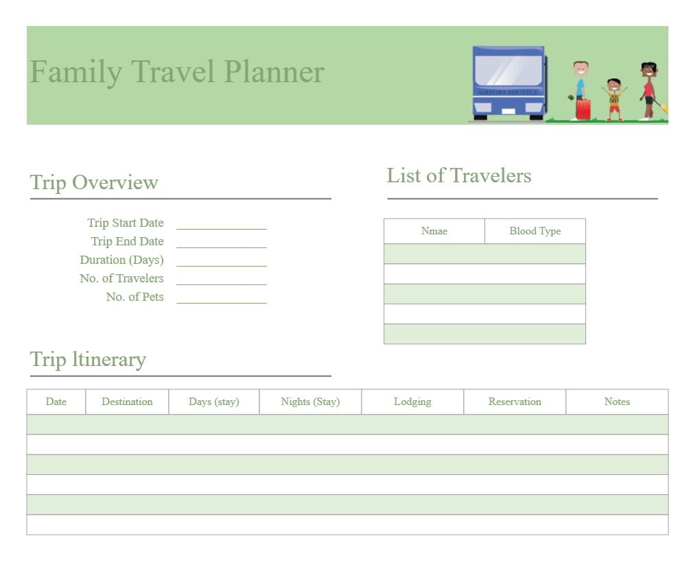 Family Travel Planner