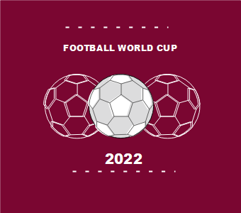 Football World cup 2022 background design template