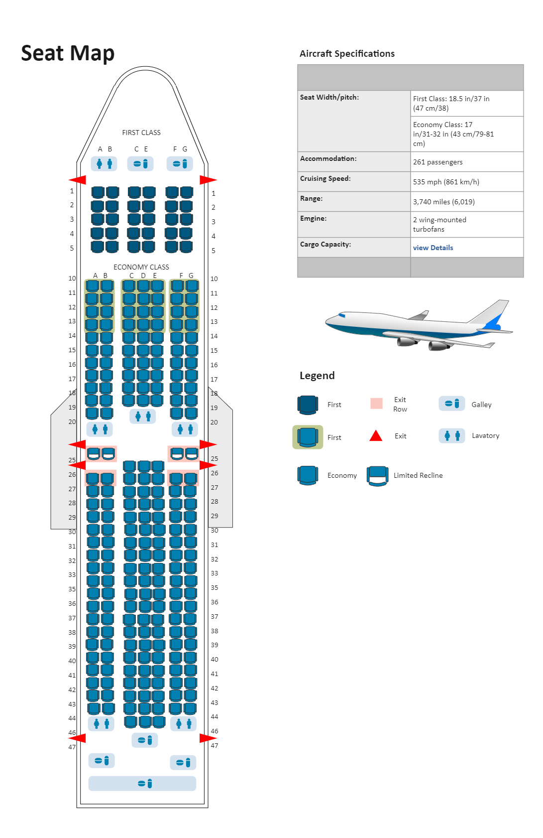 Delta Seating Chart 767