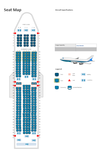 Delta Seating Chart 767
