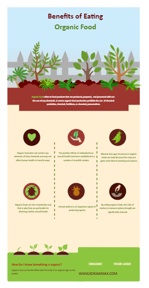 Organic Food Infographic