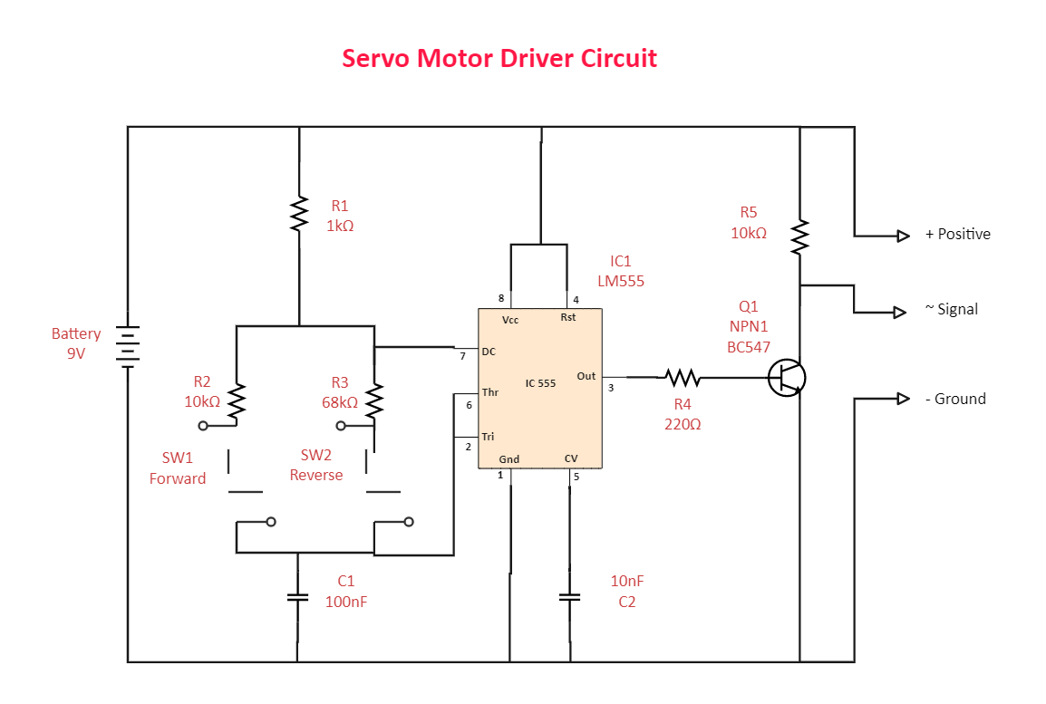 Servo Circuit Diagram