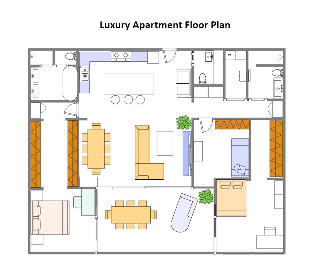 Luxury Apartment Floor Plan