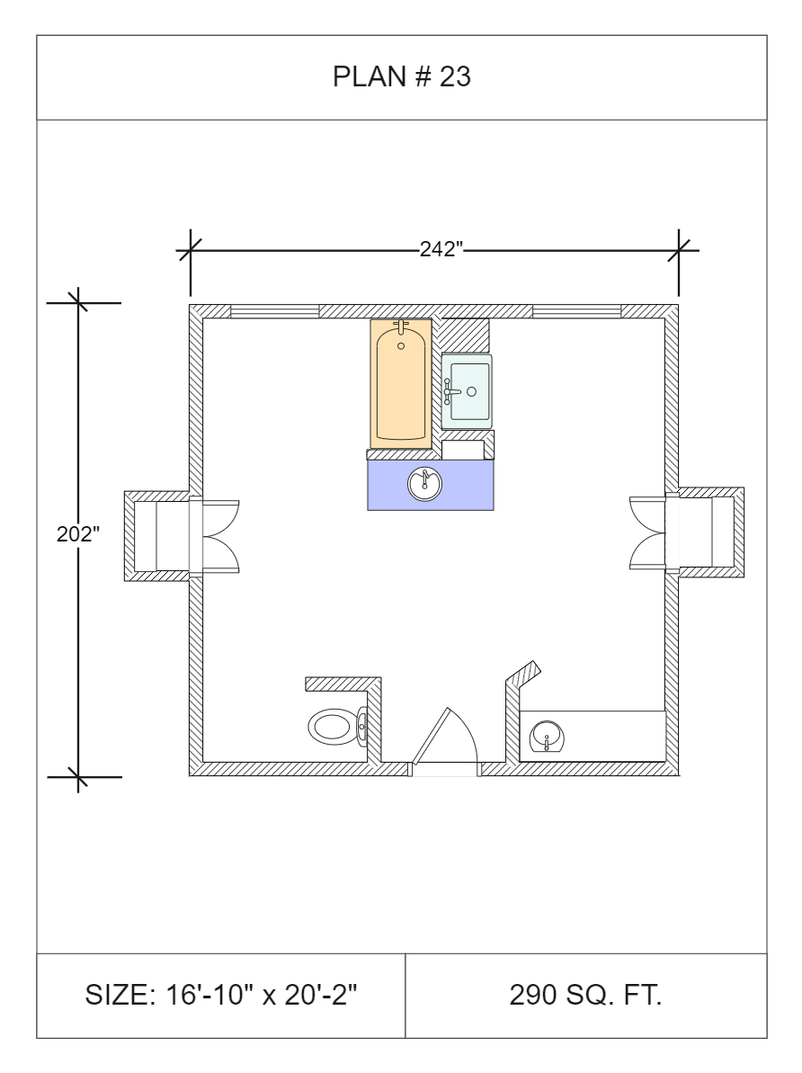 Bathroom Floor Plan 3
