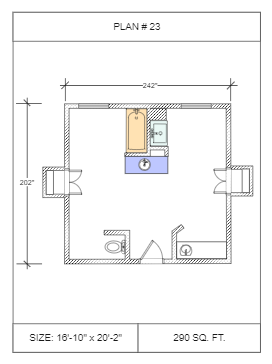 A Bathroom Floor Plan