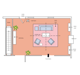 Living Room Floor Plan Example