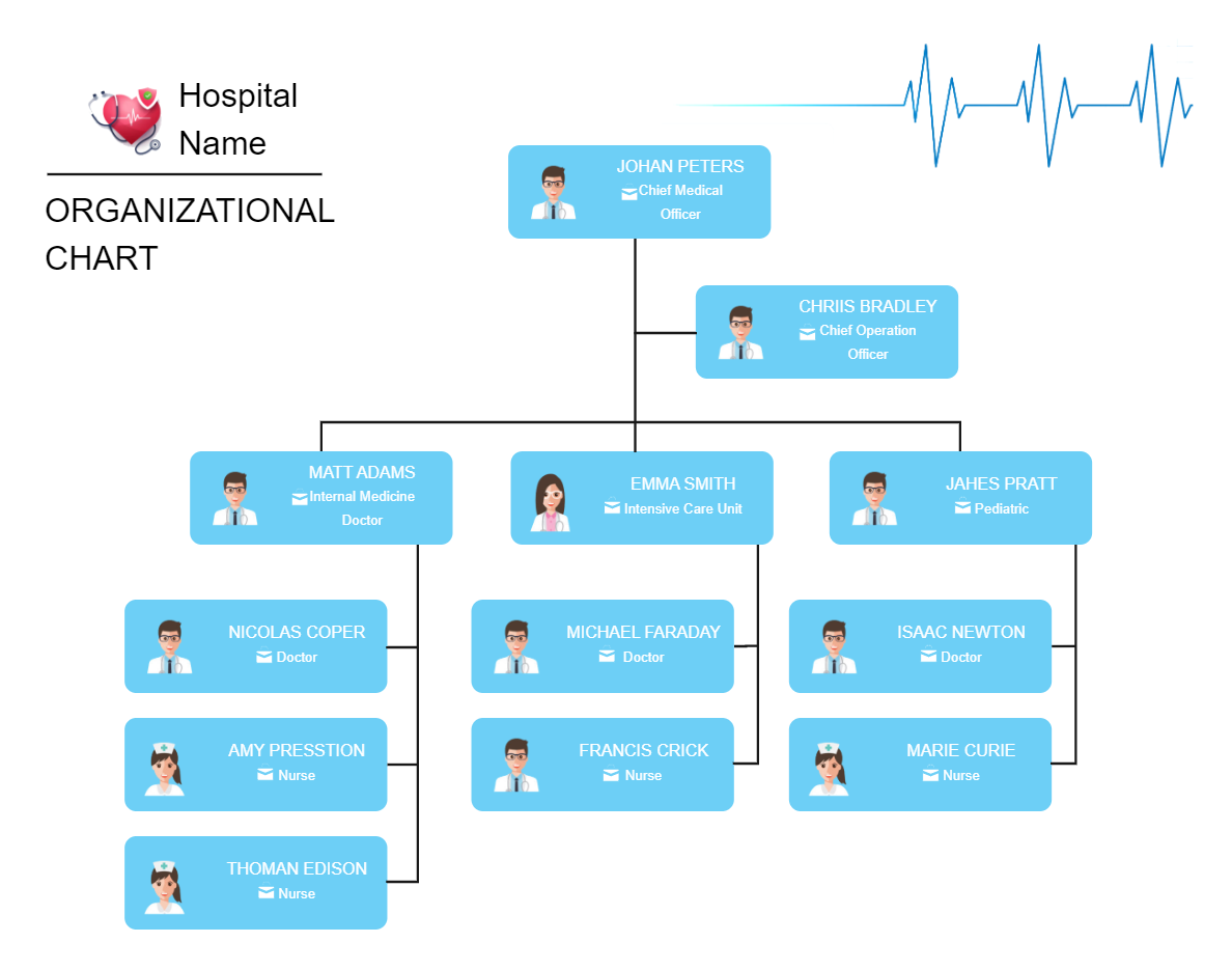 Hospital Hierarchy Chart