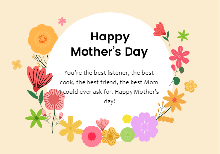 Card for Happy Mother's Day