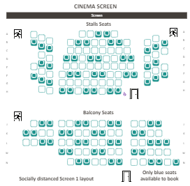 Cinema Seating Layout
