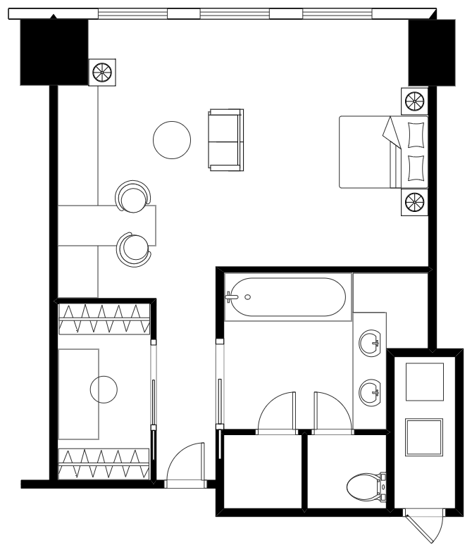 Guest Room Layout