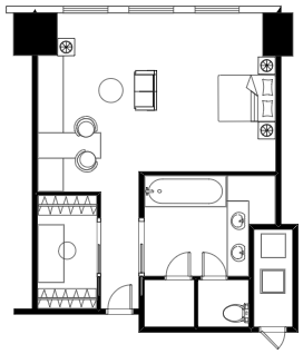 Guest Room Layout