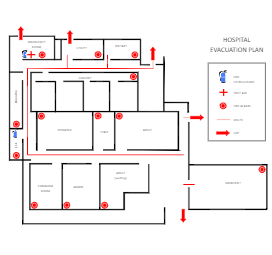 Hospital Fire Evacuation Plan