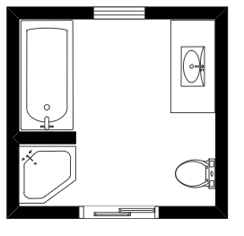 Ideal Bathroom Floor Plan