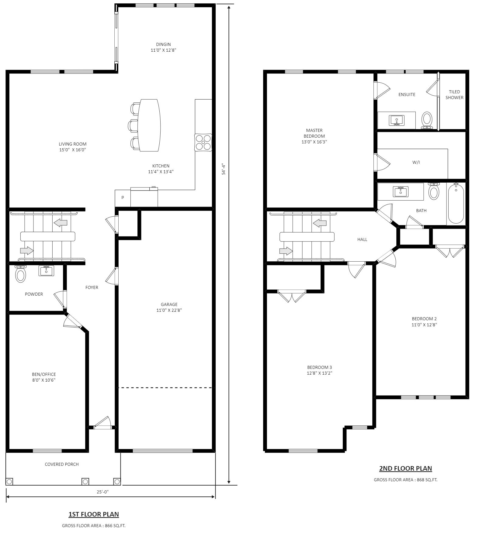 Simple 2 Story House Plan