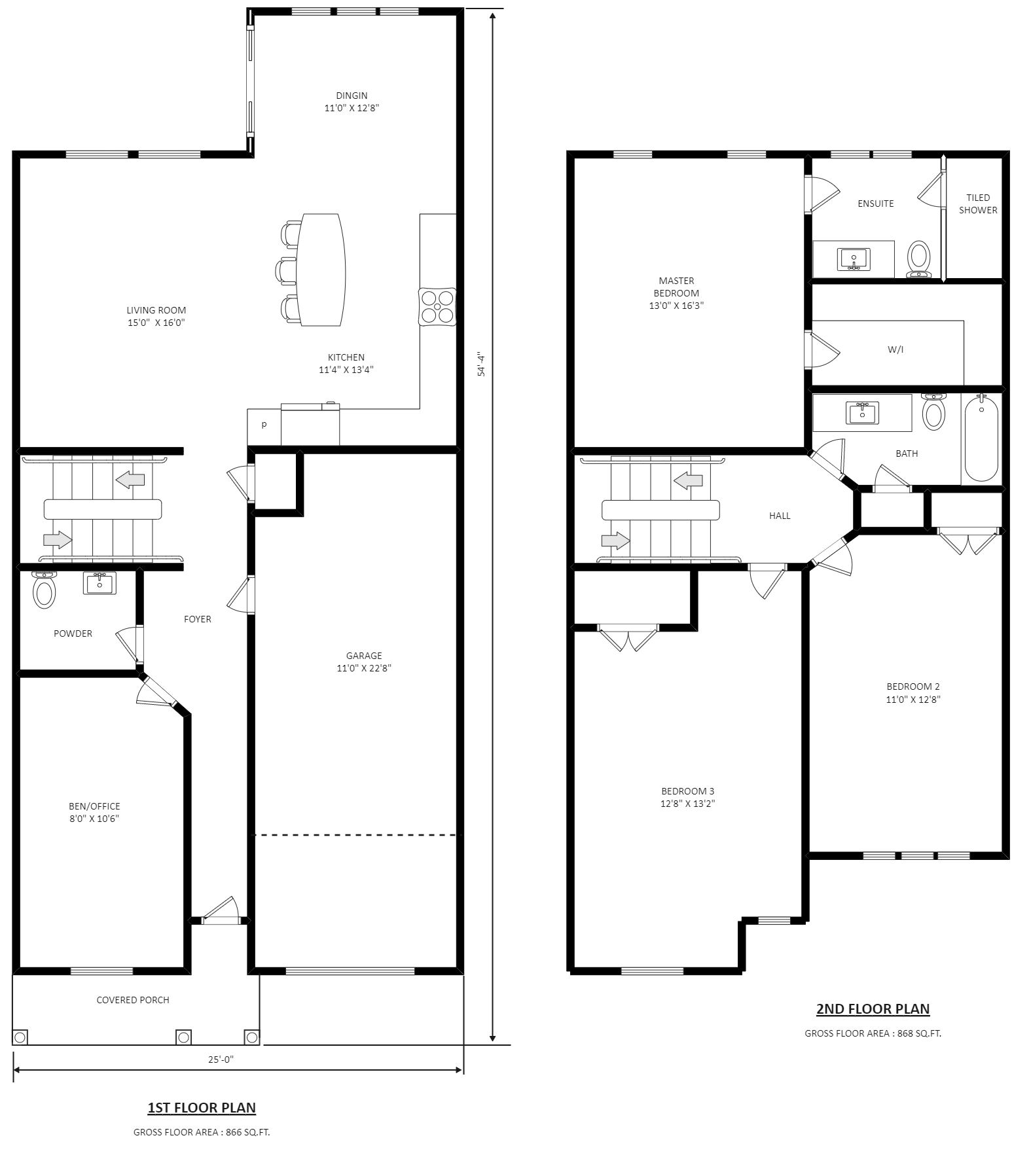 Simple 2 Story House Plan EdrawMax EdrawMax Templates