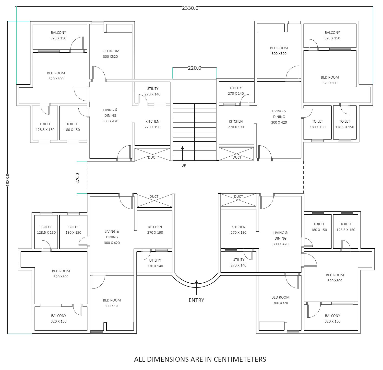 Typical Apartment House Plan