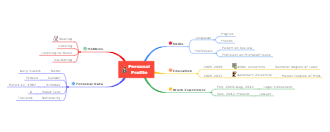 Personal Profile Mind Map