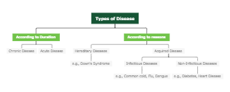 Types of Disease Mind Map