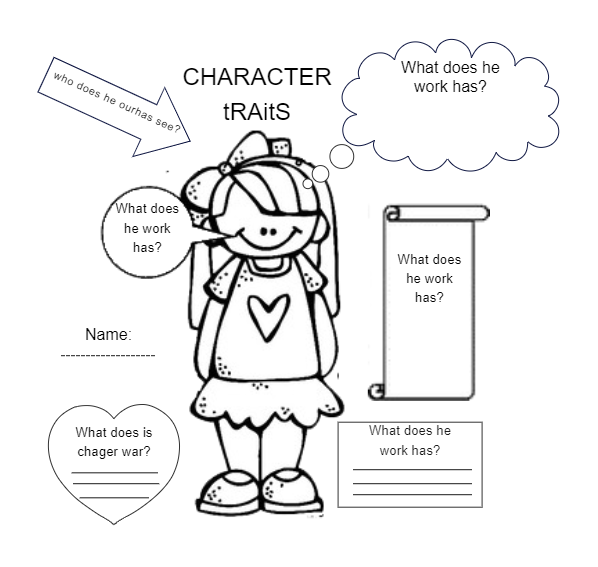 Character Analysis Graphic Organizer Middle School EdrawMax Templates