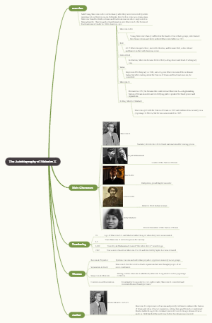 Mind Map of The Autobiography of Malcolm X