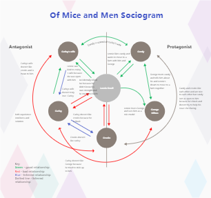 Of Mice And Men Sociogram