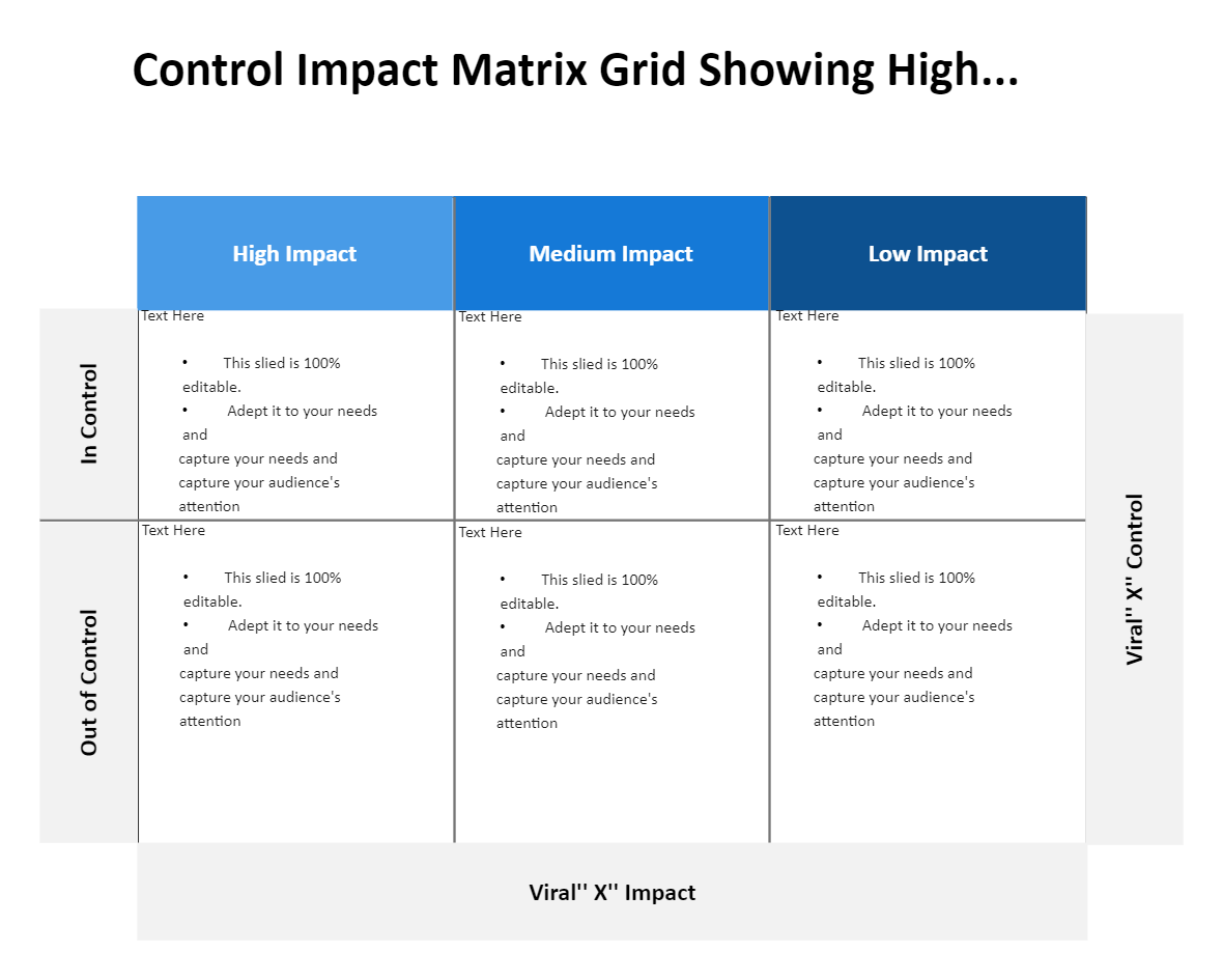 Control Impact Matrix Grid