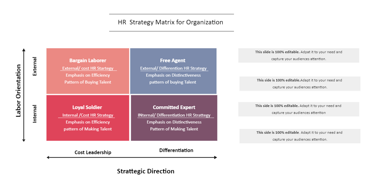 HR Strategy Matrix