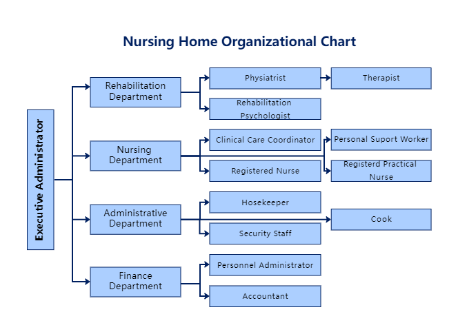 Nursing Home Organizational Chart