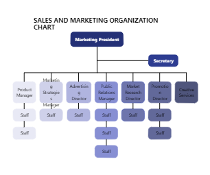 Sales And Marketing Organizational Chart