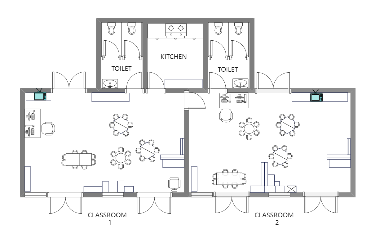 Preschool Classroom Floor Plan Example