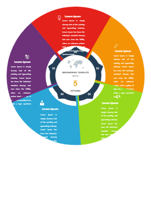 Circle Infographic Template