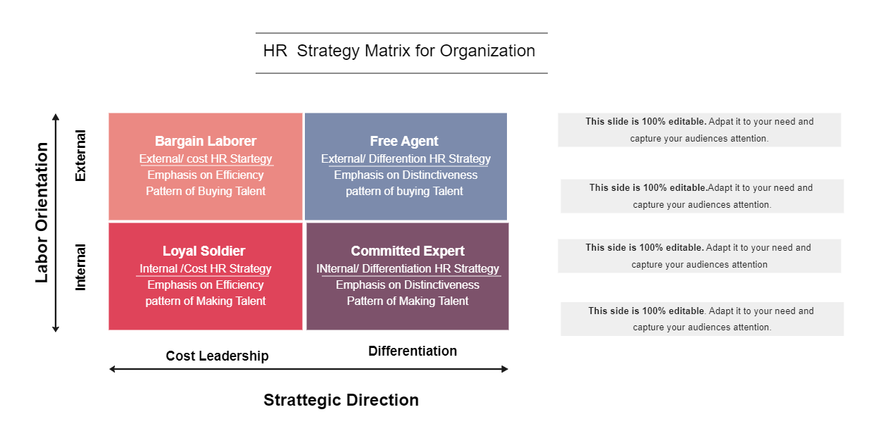 HR Strategy Matrix