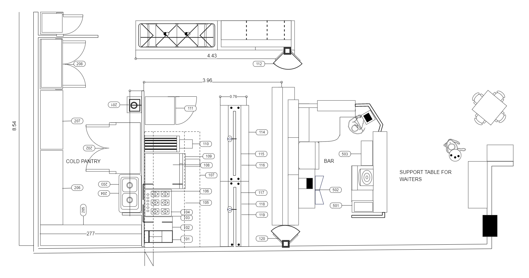 Restaurant Kitchen Electrical Plan