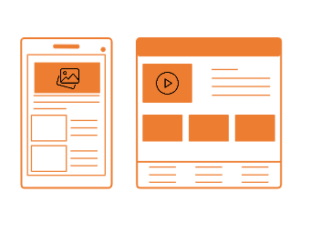 Use Wireframe Template to design website and mobile app