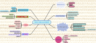 Time Management Mind Map Design