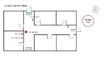 Emergency Evacuation Map Template