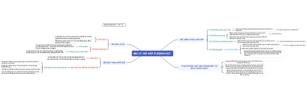 BÀI 17: HÔ HẤP Ô ĐỒNG VẬT