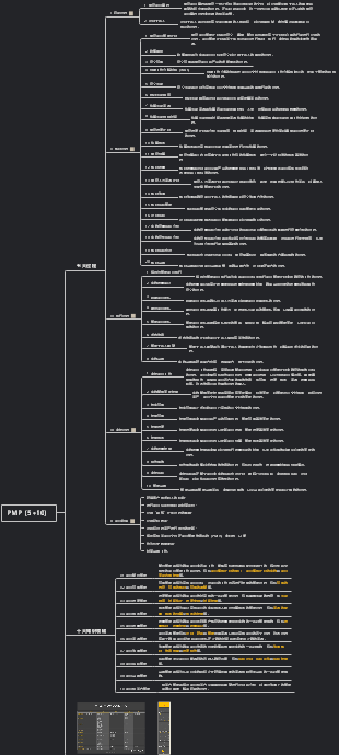  PMP（5+10）知識體系思維導圖