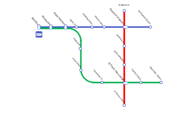 Bridgewater Subway Map