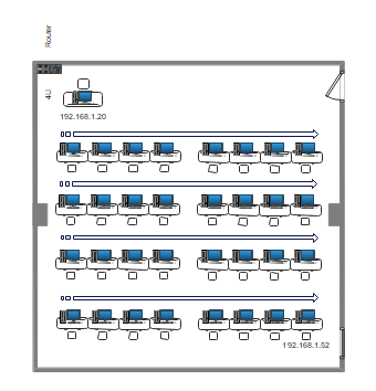 A network room houses computer servers and other associated hardware, which keep your network and digital operations online. The network room layout ranges from about the size of a closet to even taking up entire floors, depending on the size of your oper